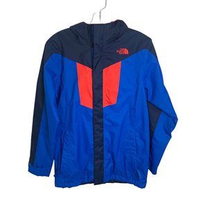 The North Face Blue Hyvent Hooded Jacket Youth Boys Size Large